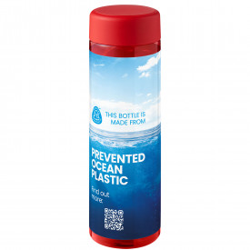 H2O Active® Eco Vibe 850 ml drinkfles met schroefdop -Rood, rood
