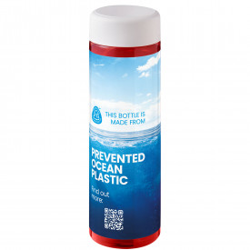 H2O Active® Eco Vibe 850 ml drinkfles met schroefdop -Rood, wit