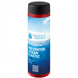 H2O Active® Eco Vibe 850 ml drinkfles met schroefdop -Rood, zwart