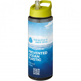 H2O Active® Eco Vibe 850 ml drinkfles met tuitdeksel -Charcoal, lime