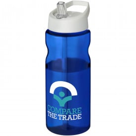 H2O Base® 650 ml sportfles met fliptuitdeksel-Blauw,wit
