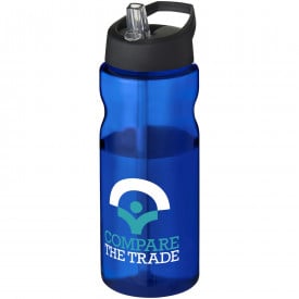 H2O Base® 650 ml sportfles met fliptuitdeksel-Blauw,zwart