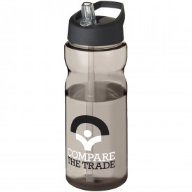 H2O Base® 650 ml sportfles met fliptuitdeksel-Charcoal,zwart