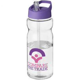 H2O Base® 650 ml sportfles met fliptuitdeksel-Transparant,paars