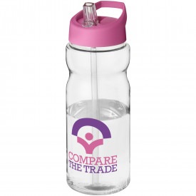 H2O Base® 650 ml sportfles met fliptuitdeksel-Transparant,roze