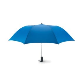 Haarlem paraplu 21" - polyester pongee 190T - opvouwbaar - rubberen handvat