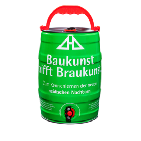 Hachenburger pils 5L fust - all over print - keuze uit 3 soorten bier