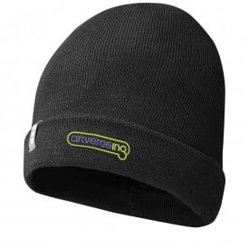 Hale beanie - polylana en acryl - met omslag