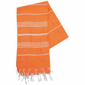 Hamam handdoek-Oranje / wit