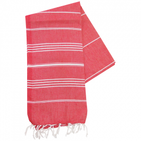 Hamam handdoek-Rood / wit