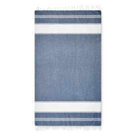 Hamam strandset - strandlaken en tas - katoen/polyester - 180 g/m²