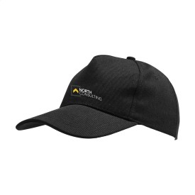 Hamar Cap Recycled Cotton pet-Zwart