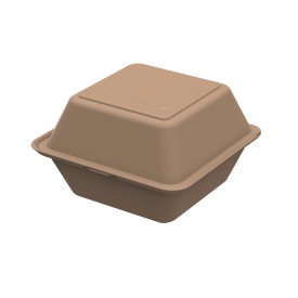 Hamburgerbox 'To-Go'-Basic brown