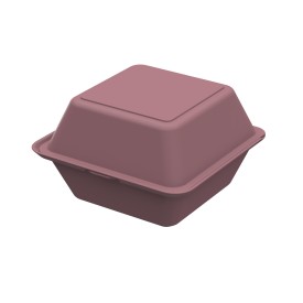 Hamburgerbox to-go - plastic - herbruikbaar