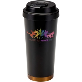 Hampton 480 ml RCS-beker van gerecycled roestvrij staal met dubbele wand en vacuümisolatie-Zwart