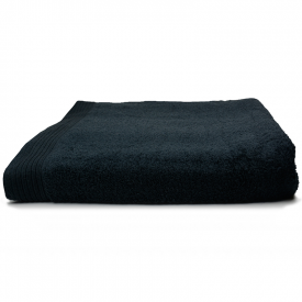 Handdoek deluxe 100 x 180 cm-Zwart