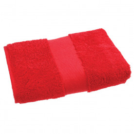 Handdoek Hotelkwaliteit-Rood, #e32120-Borduring
