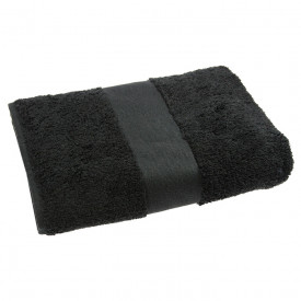 Handdoek Hotelkwaliteit-Zwart, #000000-Borduring