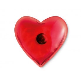 Handwarmer in hartvorm - vloeibaar - herbruikbaar - 7.5x9cm