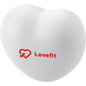 Hart stressbal-Wit