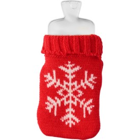 Heatpack in Kersthoes met sneeuwvlok