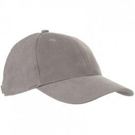Heavy Brushed Cap-Grijs, #bac7c0-Borduring