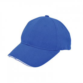 Heavy Brushed Cap met lichtje-Kobaltblauw