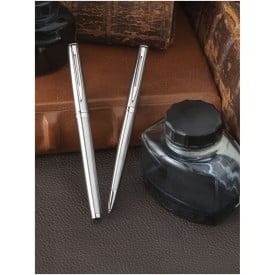 Waterman Hemisphere rollerbalpen - RVS - zwarte inkt - gelakt - geschenkverpakking