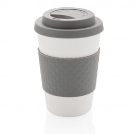 Herbruikbare koffiebeker 270ml-Grijs
