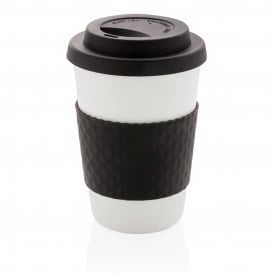 Herbruikbare koffiebeker 270ml-Zwart