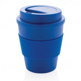 Herbruikbare koffiebeker met schroefdop 350ml-Blauw