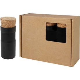 Hey Pots tuin voor op het bureau met kruidenmix, set van drie-Zwart