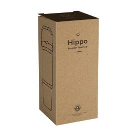Hippo drinkbeker 900ml - RCS gerecycled staal - dubbelwandig