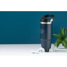 Hippo drinkbeker 900ml - RCS gerecycled staal - dubbelwandig