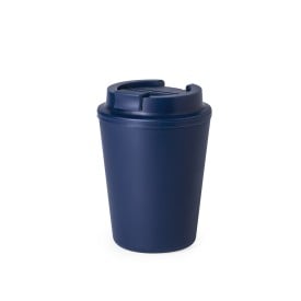 Holwe beker 300 ml - gerecycled PP - dubbelwandig - afsluitbaar