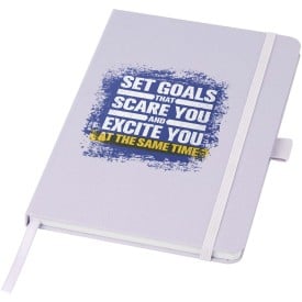 Honua A5 notitieboek van gerecycled papier met gerecyclede PET cover-Lila