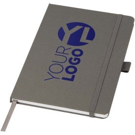 Honua A5 notitieboek van gerecycled papier met gerecyclede PET cover-Twilight grey