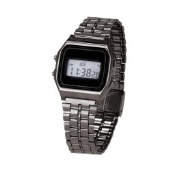 Horloge Busnor-Donker zilver