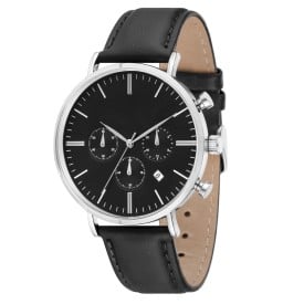 Horloge FS Milan Chrono Br Wh-Zwart