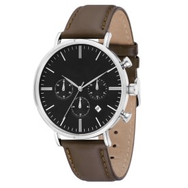 Horloge FS Milan Chrono-Donker bruin/ zwart