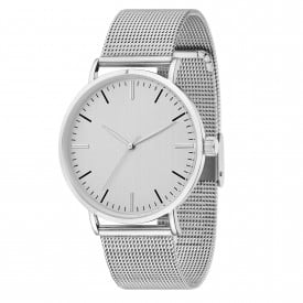 Horloge FS Milan Mesh Silver-Wit