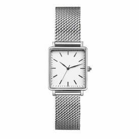 Horloge HR Fine-Zilver/wit
