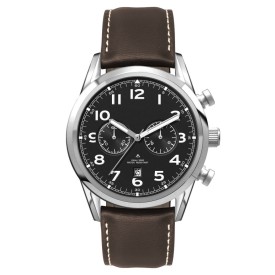Horloge Vancouver-Bruin/zwart