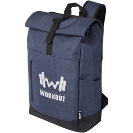 Hoss oprolbare 15,6 inch laptoprugzak-Heather navy