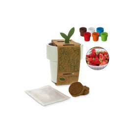 Hot-but-cool beker met aardbeien zaadjes