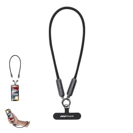 Houder oplaadkabel Micers - lanyard - Type-C 60W - met telefoonstandaard
