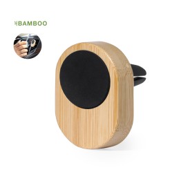 Auto smartphonehouder - bamboe - magnetisch - in aco doosje