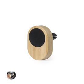 Auto smartphonehouder - bamboe - magnetisch - in aco doosje