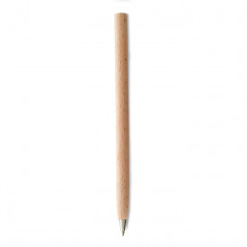Houten balpen met dop-Hout-Zonder opdruk