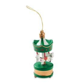 Houten carrousel ornament-Groen